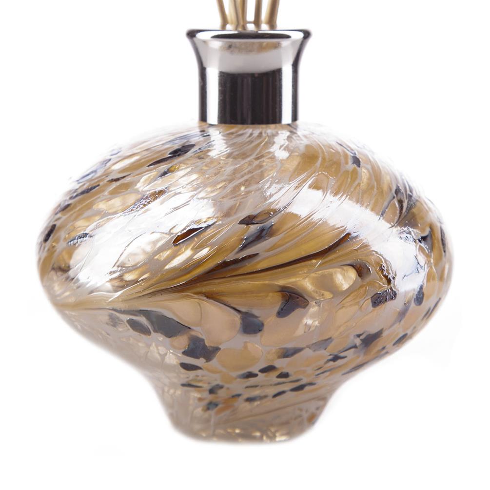 Amelia Art Glass White, Nude & Gold Oval Reed Diffuser Extra Image 1